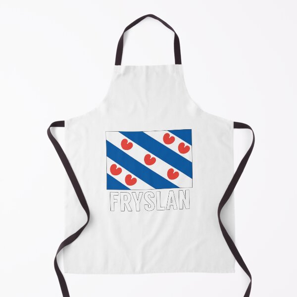 Item preview, Fryske Flagge (Frisian Flag with Text) designed and sold by HandBurger.