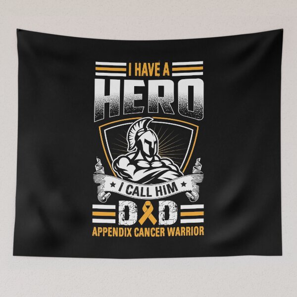Item preview, My Dad Is My Hero - Appendix Cancer Survivor designed and sold by PrintPress.