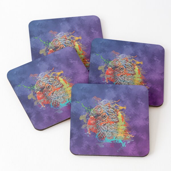 Item preview, Bird Painted Art Board designed and sold by invixart.