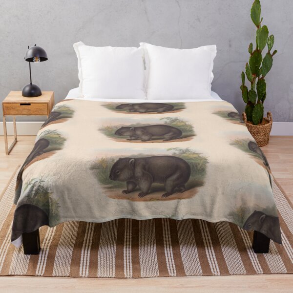 Item preview, Wombat illustration Australian animals series designed and sold by Vintage Designs +.