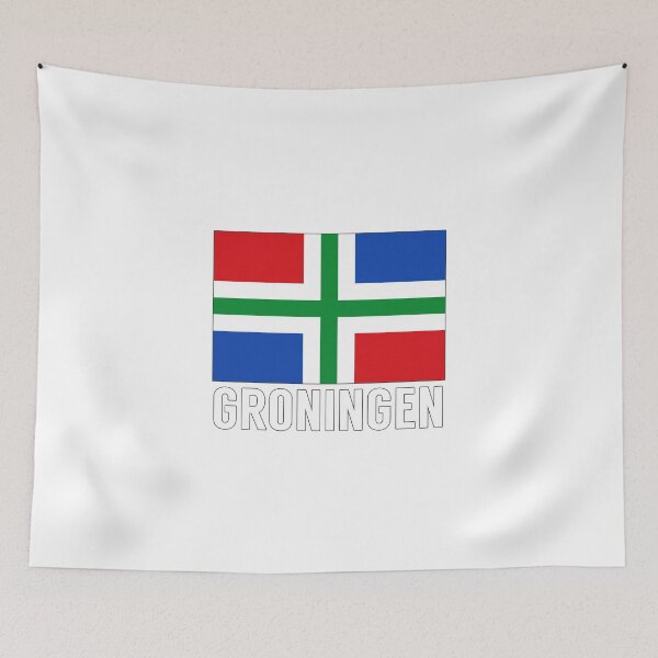 Item preview, Groningen Vlag (Flag of Groningen) designed and sold by HandBurger.