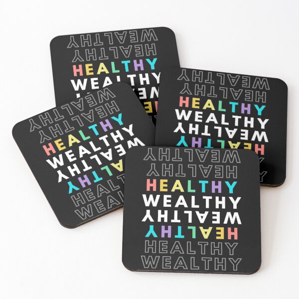 Item preview, I am healthy I am wealthy designed and sold by AmberSiraj.