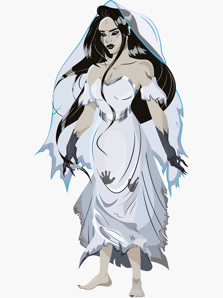 "La Llorona " Sticker for Sale by Howla Redbubble