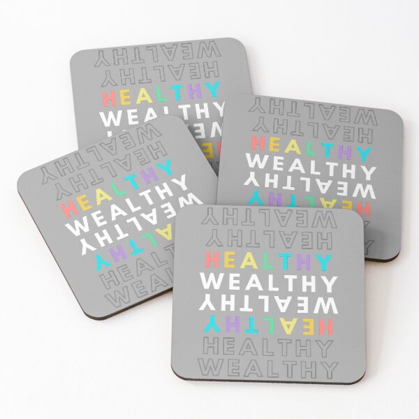 Item preview, I am healthy I am wealthy designed and sold by AmberSiraj.