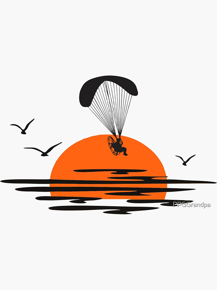 Paramotor Sunset by PPGGrandpa