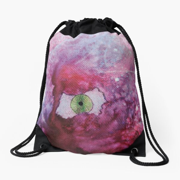 Cosmic Eye Drawstring Bag