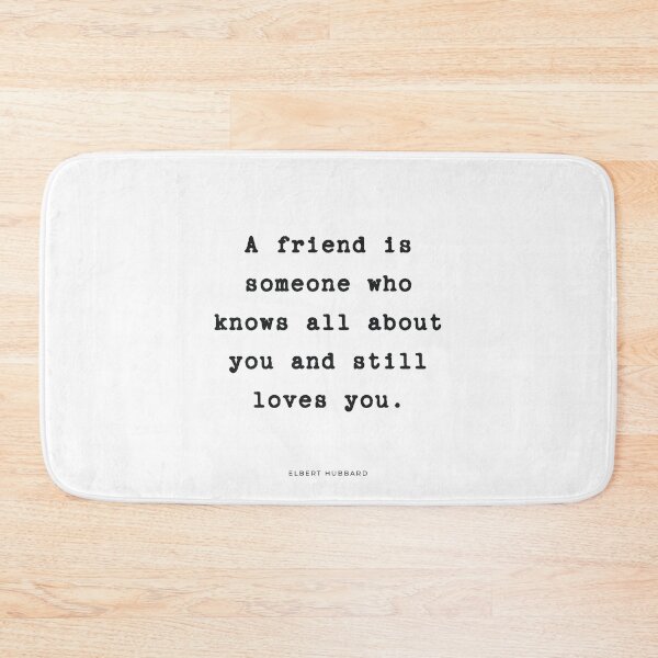 Item preview, Friendship by Elbert Hubbard | Quotes designed and sold by Wallpacas.