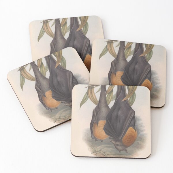 Item preview, Fruit Bat  illustration Australian animals series designed and sold by Vintage Designs +.