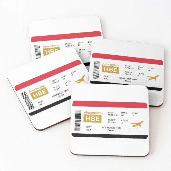 Item preview, Boarding pass Alexandria designed and sold by anastasi A.