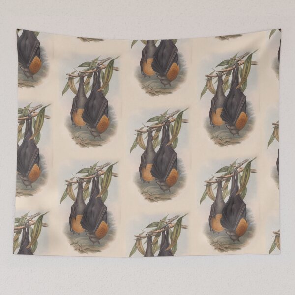 Item preview, Fruit Bat  illustration Australian animals series designed and sold by Vintage Designs +.