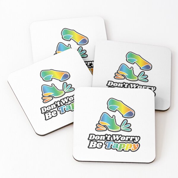 Item preview, Tap dance gifts - Don't worry be tappy - tap dance related gifts, tap dance teacher gifts, tap dance gift ideas, tap dance recital gifts, tap dance t shirts gifts designed and sold by TAP-DANCE-ART.