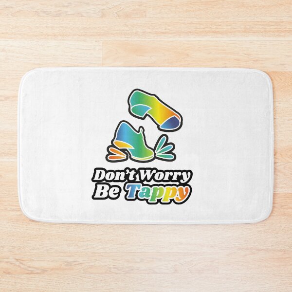 Item preview, Tap dance gifts - Don't worry be tappy - tap dance related gifts, tap dance teacher gifts, tap dance gift ideas, tap dance recital gifts, tap dance t shirts gifts designed and sold by TAP-DANCE-ART.