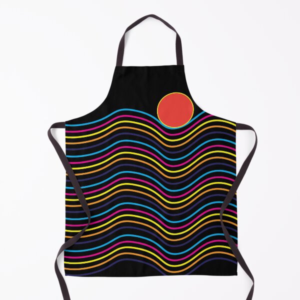 Item preview, Colorful Waves and Sunset designed and sold by Nisha Prabhu.