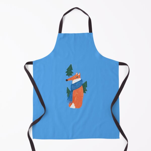 Item preview, Fox with scarf in winter in the forest designed and sold by Anna Dianda.