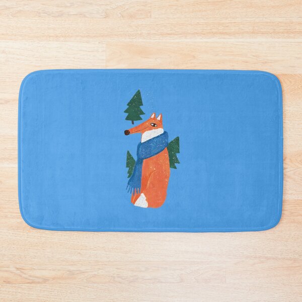 Item preview, Fox with scarf in winter in the forest designed and sold by Anna Dianda.