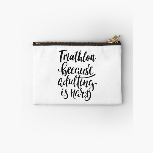 Item preview, Triathlon Because Adulting Is Hard designed and sold by ProjectX23.
