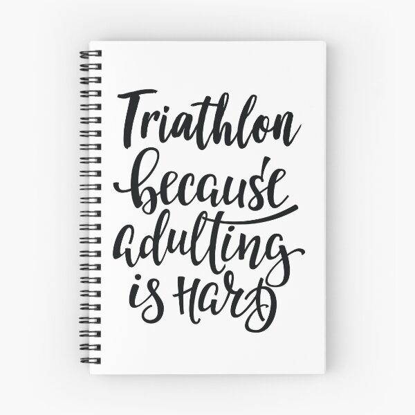 Item preview, Triathlon Because Adulting Is Hard designed and sold by ProjectX23.