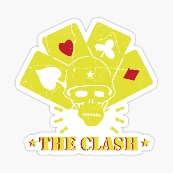 1982 Combat Rock Campaign Sticker