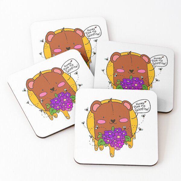Item preview, Bear Heart Valentines Day, Honey Be My Valentine Statement designed and sold by OnPurposeMarket.