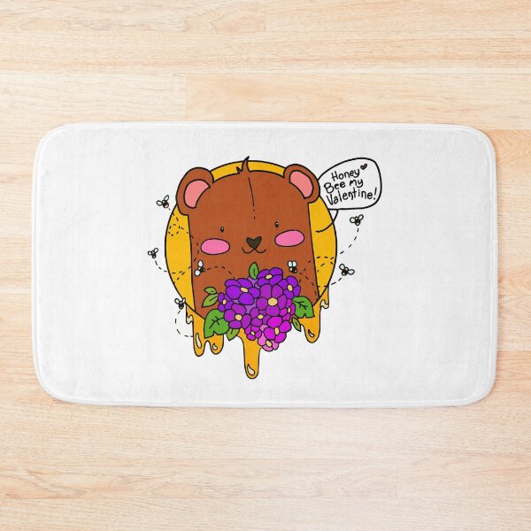 Item preview, Bear Heart Valentines Day, Honey Be My Valentine Statement designed and sold by OnPurposeMarket.