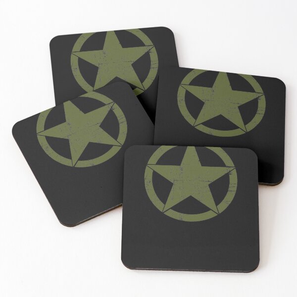 Item preview, GRUNGE US ARMY STAR Green designed and sold by Spoof-Tastic.