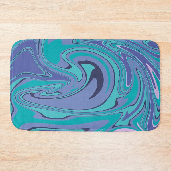 Item preview, blue, purple and pink paint swirl marbling mixed designed and sold by The Red Shop.
