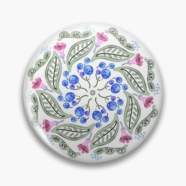 Item preview, Mandala of flowers, berries and fruits of the high mountain forest designed and sold by Anna Ratkevich.