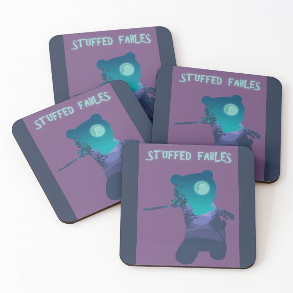 Item preview, Stuffed Fables - Minimalist Silhouette Poster Style - Board Game Art designed and sold by MeepleDesign.
