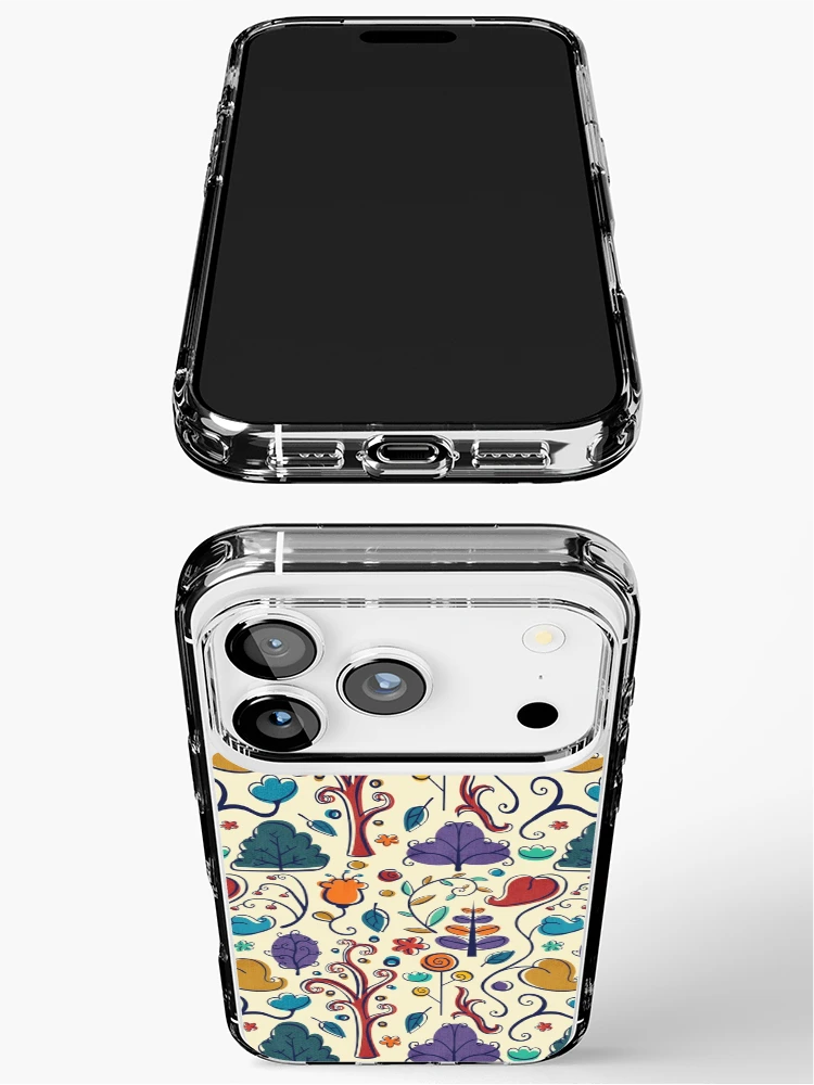 Thumbnail 3 of 5, iPhone Case, Plant Pattern Color designed and sold by Adriana Cruz Berdecia.
