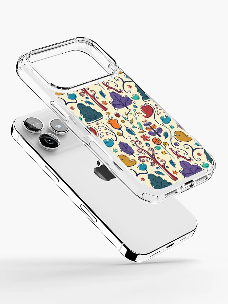Thumbnail 2 of 5, iPhone Case, Plant Pattern Color designed and sold by Adriana Cruz Berdecia.