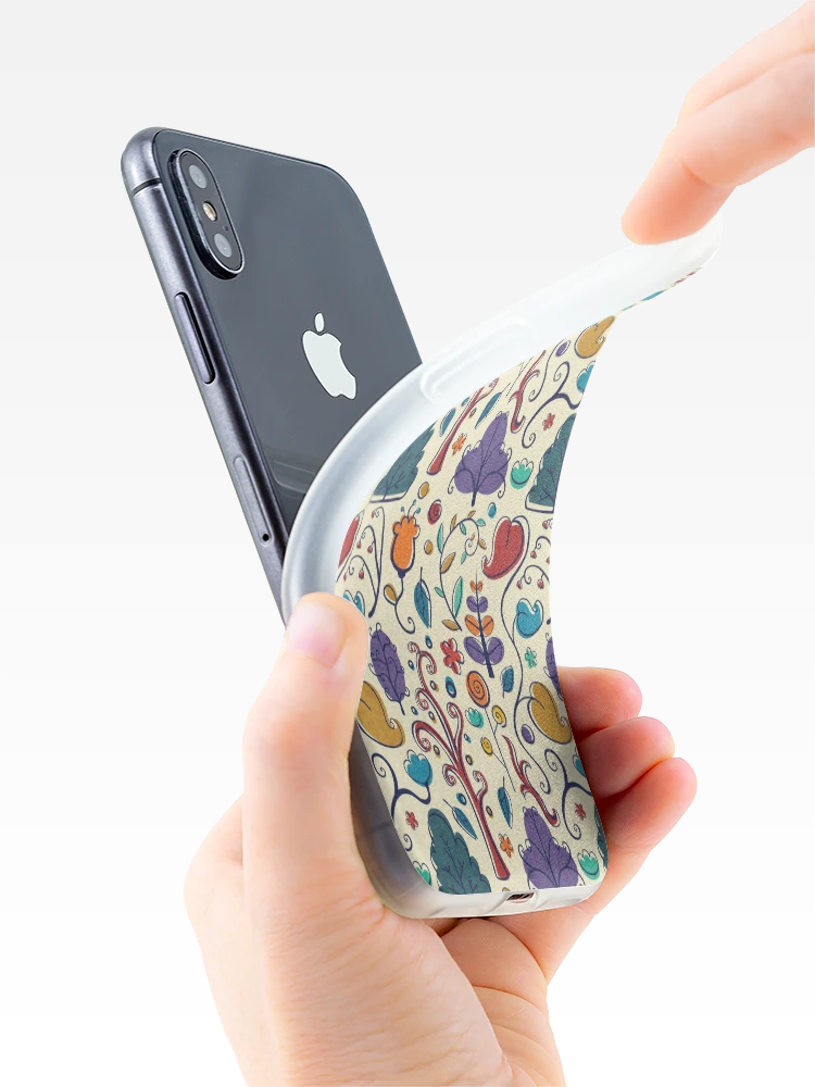 Thumbnail 4 of 5, iPhone Case, Plant Pattern Color designed and sold by Adriana Cruz Berdecia.