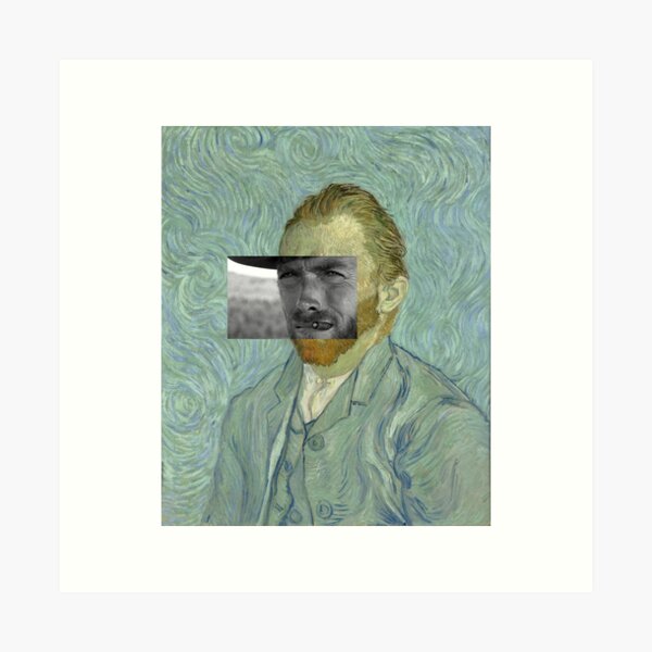 Van Gogh Clint Eastwood Lámina artística