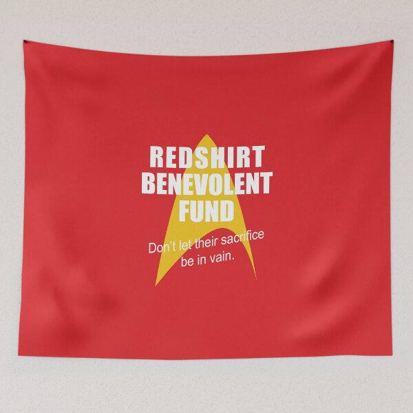 Item preview, Redshirt Benevolent Fund (Sci Fi Humour) designed and sold by WayneBrant.