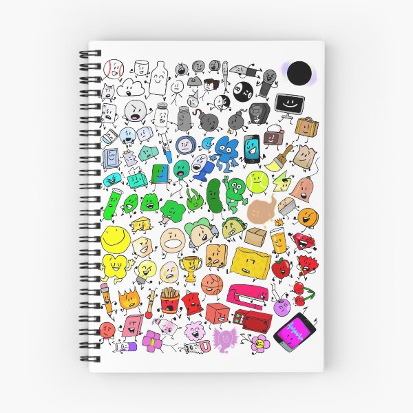 Item preview, BFDI Inanimate Insanity All Characters (Transparent) designed and sold by MsBonnieArt.