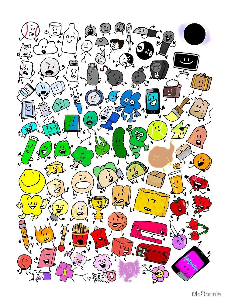 All BFDI Characters SpudBae - Illustrations ART street