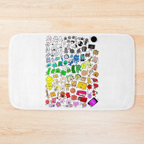 Item preview, BFDI Inanimate Insanity All Characters (Transparent) designed and sold by MsBonnieArt.