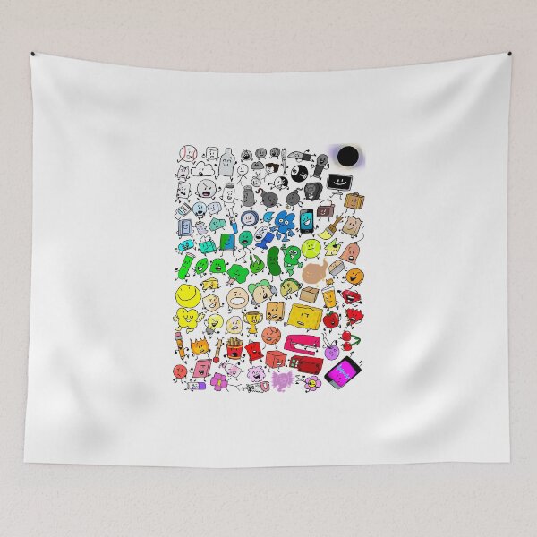 Item preview, BFDI Inanimate Insanity All Characters (Transparent) designed and sold by MsBonnieArt.