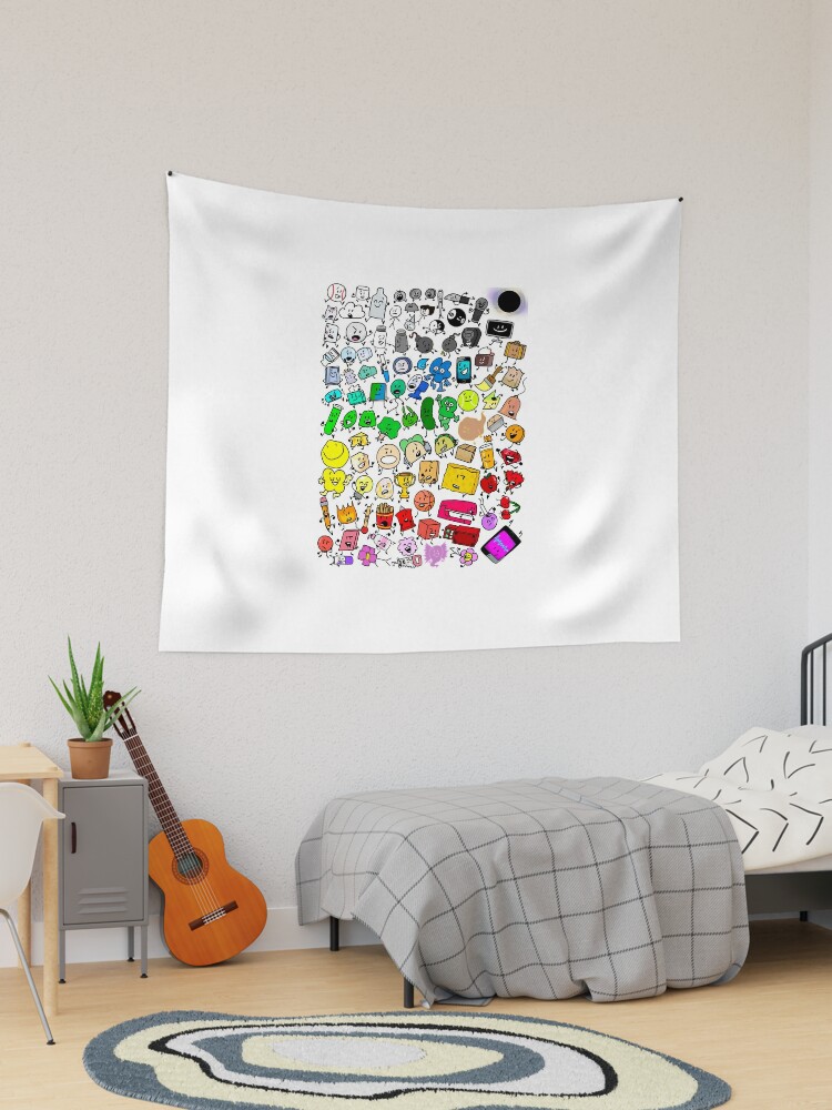 BFDI Inanimate Insanity All Characters (Rainbow) Poster for Sale by  MsBonnie