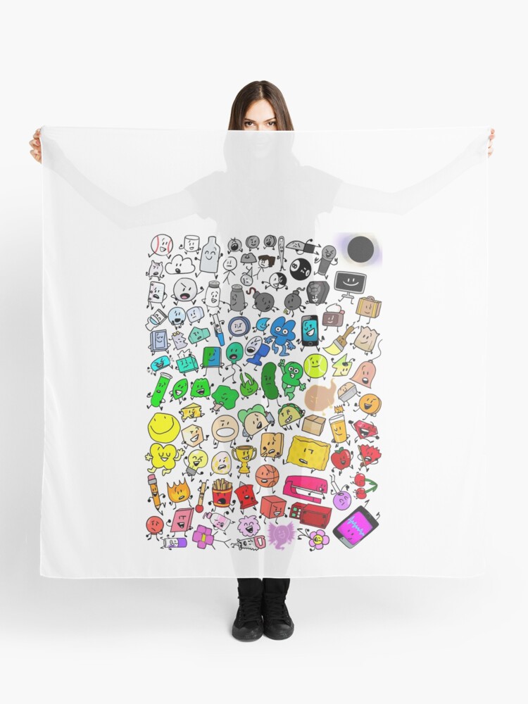 BFDI Inanimate Insanity All Characters (Rainbow) Poster for Sale by  MsBonnie