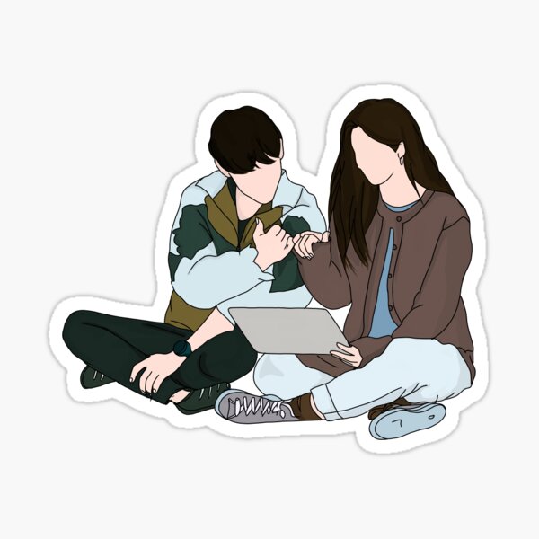 Artikel-Vorschau von RUN ON Kdrama Shin Se Kyung und Im Siwan Digital Illustration, designt und verkauft von Jissu Sarang.
