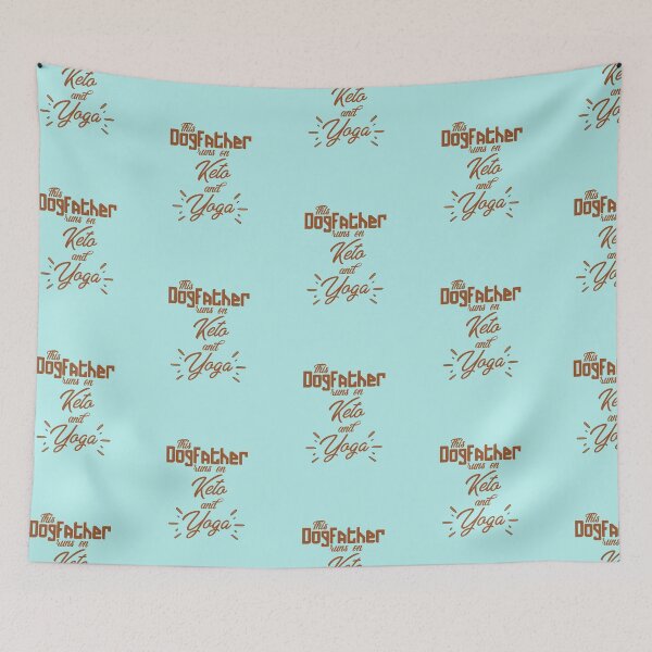 Item preview, This Dogfather runs on Keto and Yoga designed and sold by KetoLove.