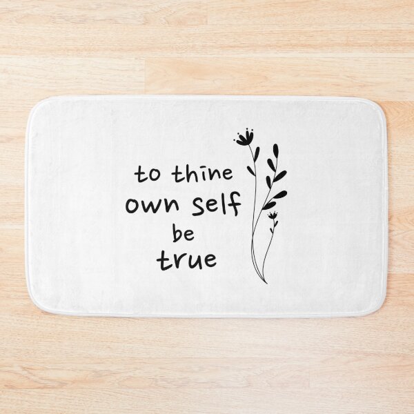 Item preview, To thine own self be true, Sincerity, Honesty, Reflection quote designed and sold by cyhdesign.