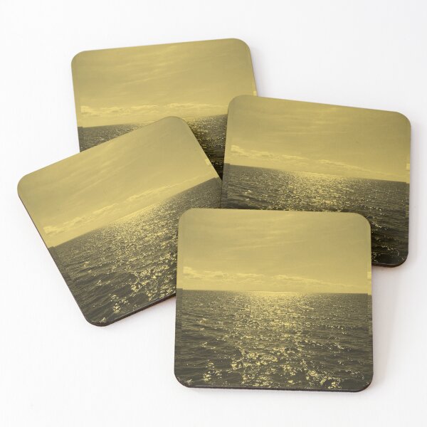Item preview, Ocean bathed in gold designed and sold by Pelikancrazy.