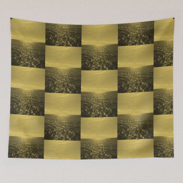 Item preview, Ocean bathed in gold designed and sold by Pelikancrazy.