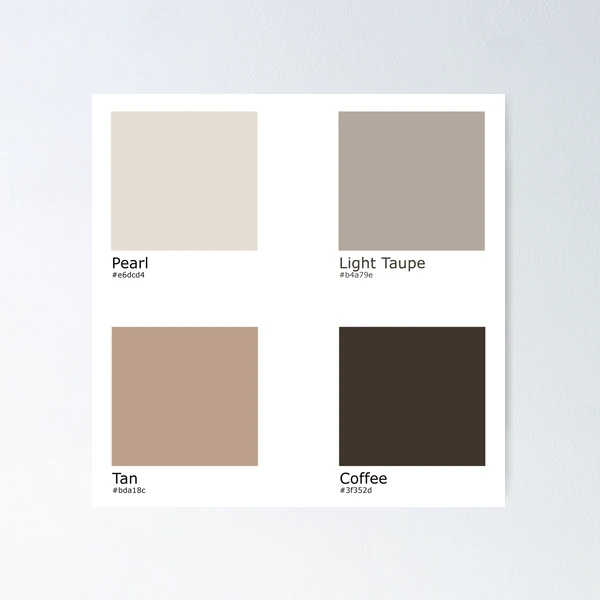 Taupe Color - What Color Is Taupe?  What color is taupe, Taupe color  palettes, Taupe color schemes
