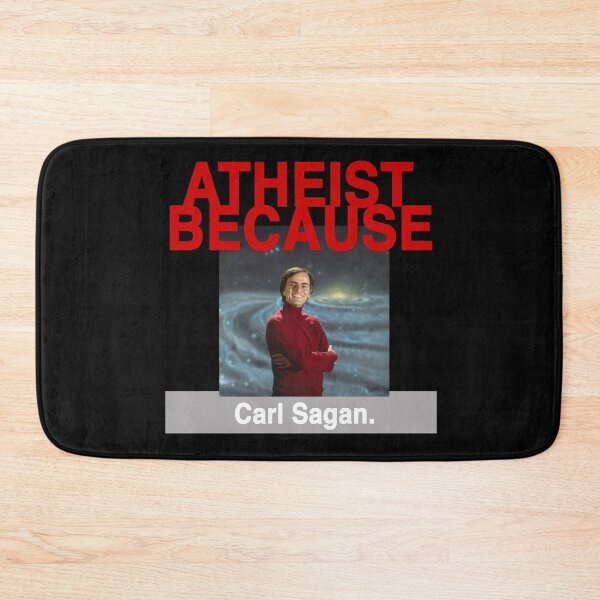 Item preview, Atheist Because: Carl Sagan. designed and sold by AtheistBecause.
