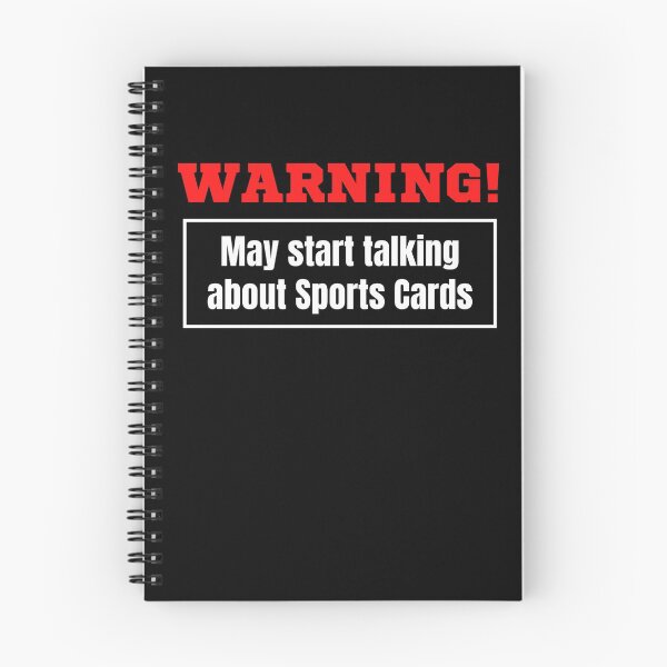 Item preview, Warning May Start Talking About Sports Cards designed and sold by TeePartyHost.