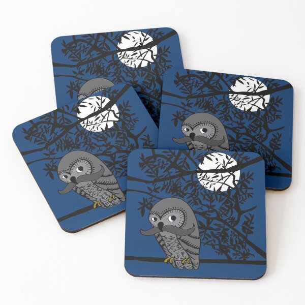Item preview, Owl with Mustache designed and sold by dave-williams.