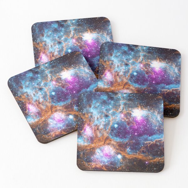 Item preview, magical purple blue galaxy glitter stars exploding space designed and sold by The Red Shop.