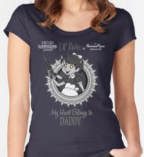 My Heart Belongs to Daddy Women's Fitted Scoop T-Shirt